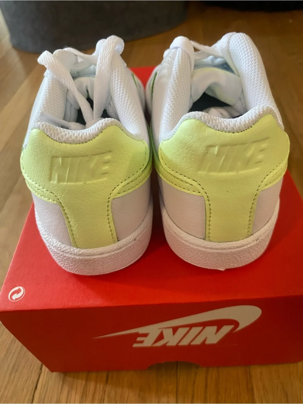 NEW Nike Court Royale White Barely Volt Womens Shoes